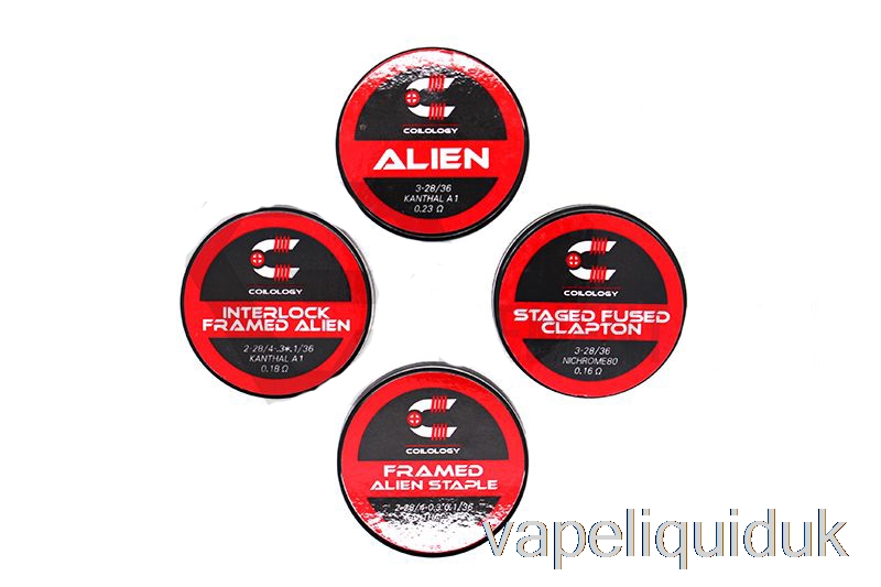 Coilology Performance Prebuilt Coils Alien TMN80 - 0.13ohm Ni80 27GA Vape Liquid